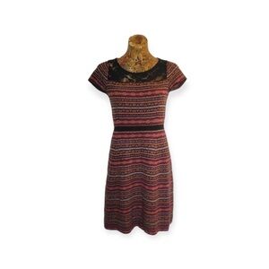Sparrow Anthropologie dress lamb's wool blend small short sleeve